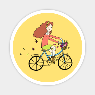 Bike Girl Magnet